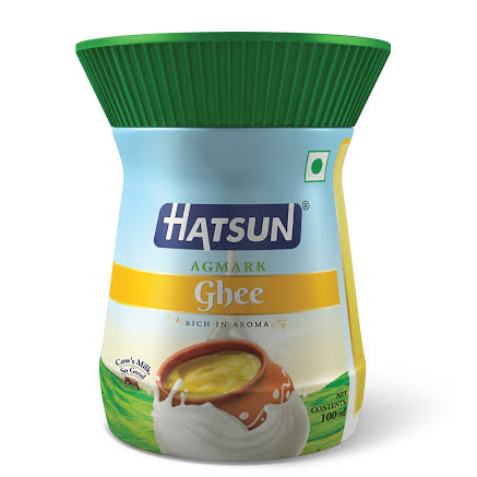 Hatsun Ghee/ஹட்சன் நெய் ஜார் 100ml